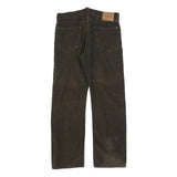 PAUL SMITH Mens Cotton Blend Brown Regular Straight Trousers W34 L32 Classic