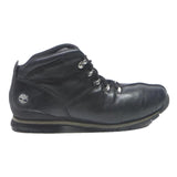 TIMBERLAND Mens Black Leather Lace-Up Boots UK 8.5 Durable Comfort Outdoor Wear