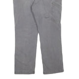 CARHARTT Mens Cotton Blend Grey Regular Straight Trousers W38 L30 Workwear Zip
