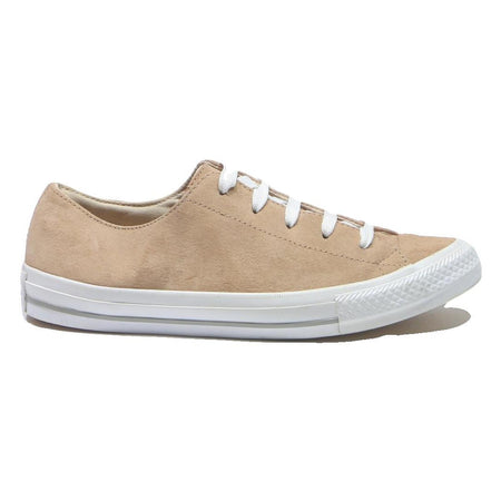 CONVERSE Chuck Taylor All Star Womens Low Top Trainers Beige Synthetic UK 6