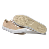 CONVERSE Chuck Taylor All Star Womens Low Top Trainers Beige Synthetic UK 6