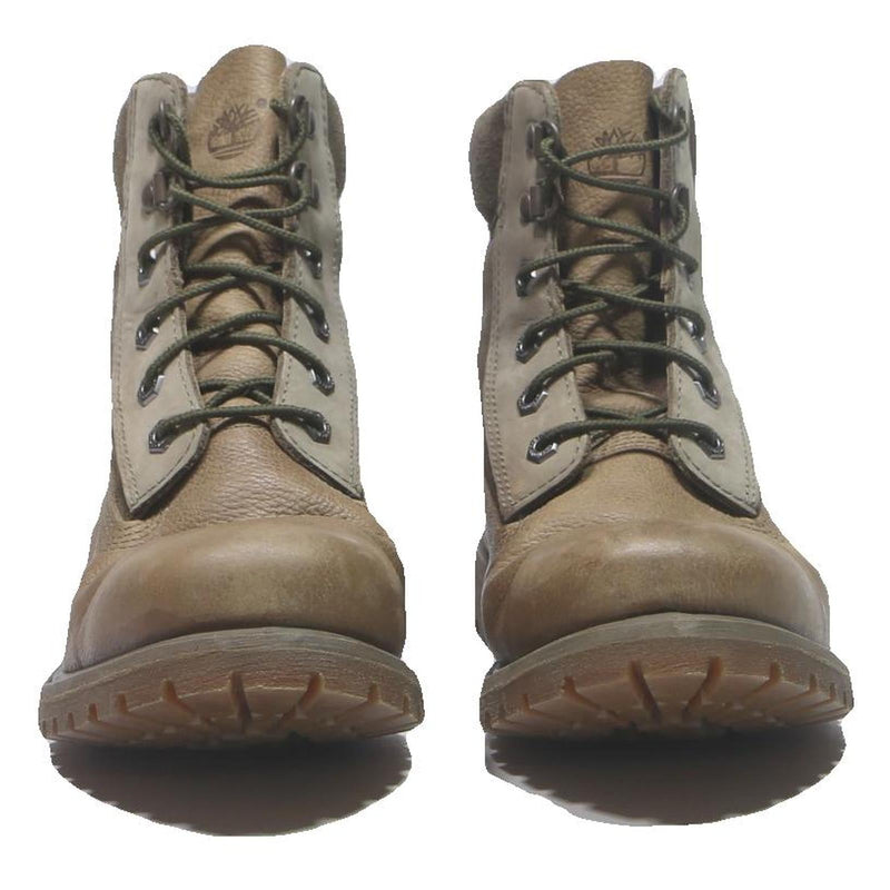 TIMBERLAND Womens Ankle Boots Leather Brown UK 7.5 Sturdy Lace-Up Outdoor