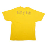 JERZEES Mens Yellow Fairfield Tigers Graphic T-Shirt XL Short Sleeve Crew Neck