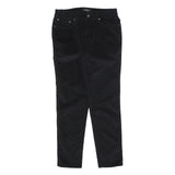 GUESS Womens Cotton Blend Black Slim Skinny Trousers W32 L32 Stylish Comfort