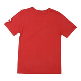 NIKE Mens Red Reds Baseball Graphic T-Shirt S Short Sleeve Crew Neck