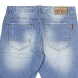 CUSHEN JEANS Mens Denim Blue Casual Shorts M W36 Comfortable Cotton