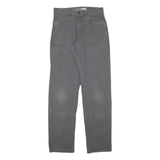 CARHARTT Mens Cotton Blend Grey Relaxed Straight Trousers W28 L32 Workwear