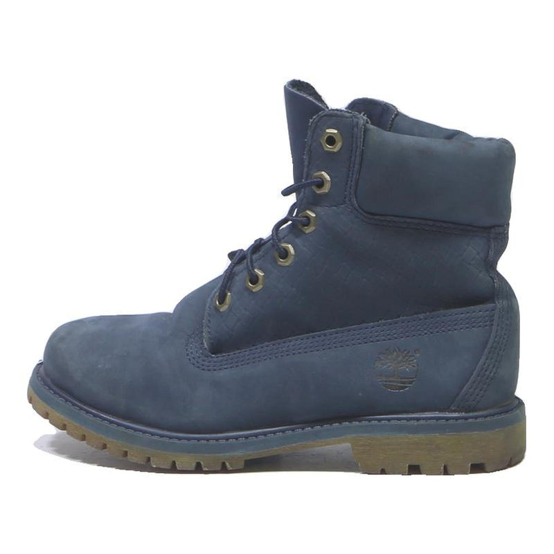 TIMBERLAND Mens Ankle Boots Leather Navy UK 6 Durable & Stylish Outdoor Footwear