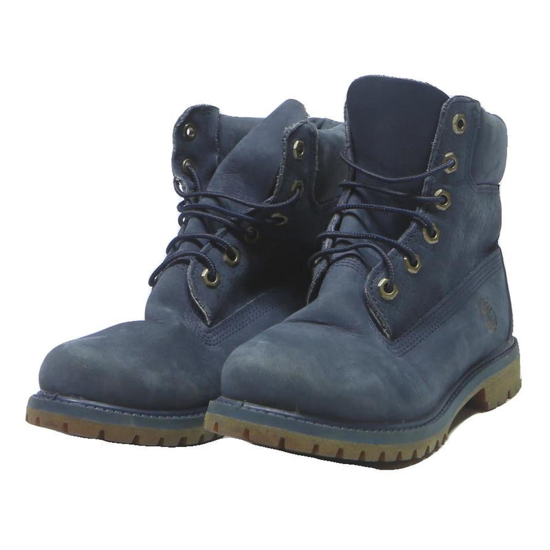 TIMBERLAND Mens Ankle Boots Leather Navy UK 6 Durable & Stylish Outdoor Footwear