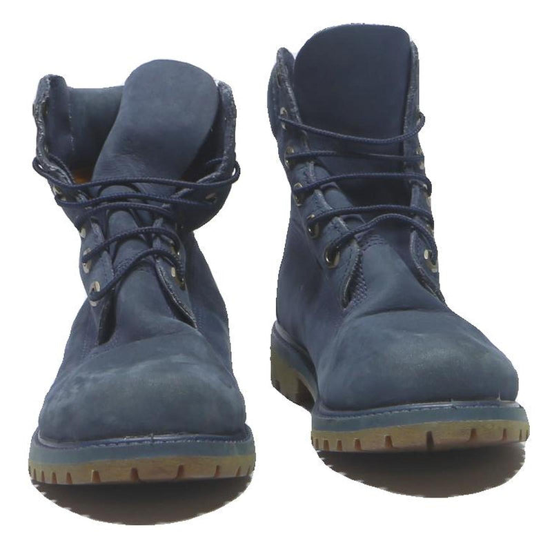 TIMBERLAND Mens Ankle Boots Leather Navy UK 6 Durable & Stylish Outdoor Footwear