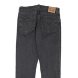 LEVI'S 501 Womens Jeans Black Regular Straight Denim Medium W31 L27 Classic Fit