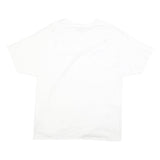 CHAMPION Mens White Cotton Blend Graphic T-Shirt XL Short Sleeve Crew Neck