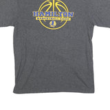 PORT & COMPANY Mens Grey Hamilton Basketball Camp Graphic T-Shirt M Crew Neck