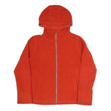 CALVIN KLEIN PERFORMANCE Mens Red Hoodie Jacket L Polyester Blend Zip Casual