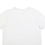 NIKE Mens White XL Graphic T-Shirt Short Sleeve Crew Neck Cotton Blend