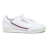 ADIDAS Continental 80 Boys White Leather Trainers UK 4 Retro Classic Design