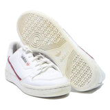 ADIDAS Continental 80 Boys White Leather Trainers UK 4 Retro Classic Design