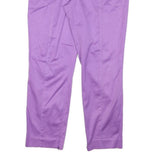 GUCCI Womens Cotton Blend Lilac Slim Trousers W30 L25 Stylish Zip Closure