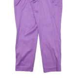 GUCCI Womens Cotton Blend Lilac Slim Trousers W30 L25 Stylish Zip Closure