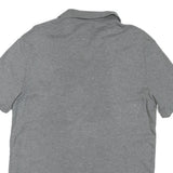 POLO RALPH LAUREN Mens Grey Short Sleeve S Plain Cotton Blend Polo Shirt