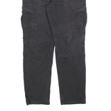 DICKIES Mens Black Cotton Blend Regular Cargo Trousers W31 L30 Workwear Zip