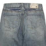 OBJ Womens Denim Blue Casual Shorts M W30 Cotton Blend Comfortable