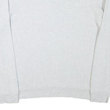 LACOSTE Mens Grey Cotton Blend Crew Neck L Sweatshirt Logo Print