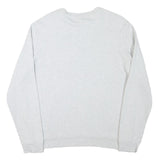 LACOSTE Mens Grey Cotton Blend Crew Neck L Sweatshirt Logo Print