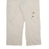 CARHARTT Mens Relaxed Beige Cotton Blend Woven Trousers W36 L27 Straight