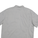 CARHARTT Mens Grey Work Shirt XL Viking Construction Cotton Blend Button Down