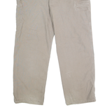 CARHARTT Mens Cotton Beige Loose Straight Trousers W40 L32 Workwear Utility