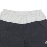 ADIDAS Mens Shorts Black & White Casual XL W34 Polyester Blend Sportswear
