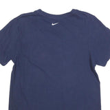 NIKE Mens Navy Blue Tournament Of Champions TOC Graphic T-Shirt S Short Sleeve