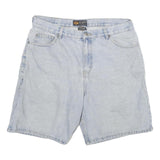 ROUTE 66 Mens Denim Blue Shorts Relaxed XL W34 Casual Cotton Blend