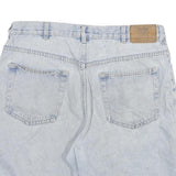 ROUTE 66 Mens Denim Blue Shorts Relaxed XL W34 Casual Cotton Blend