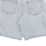 ROUTE 66 Mens Denim Blue Shorts Relaxed XL W34 Casual Cotton Blend