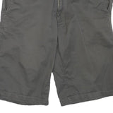 CARHARTT Mens Shorts Grey Casual Cotton Blend L W36 Durable Workwear