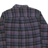 GREAT NORTHWEST Mens Blue Black & Red Checked Shirt XL Button Front Cotton Blend