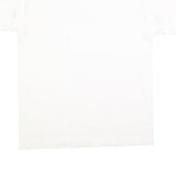 ONEITA Mens White & Beige San Antonio Graphic T-Shirt L Short Sleeve Crew Neck