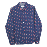 NAUTICA Mens Blue & Red Patterned Casual Shirt XS Classic Fit Stylish
