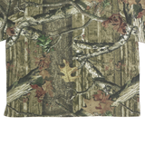 MOSSY OAK Mens Green Camo Graphic T-Shirt M Short Sleeve Crew Neck Cotton