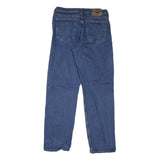WRANGLER Mens Blue Denim Regular Jeans W32 L31 Classic Zip Closure