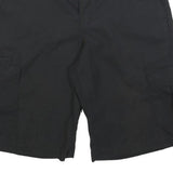 DICKIES Mens Black Cargo Shorts M W32 Workwear Casual Cotton Blend
