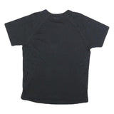 PUMA Mens Black Athletic T-Shirt L Short Sleeve Crew Neck Polyester Blend