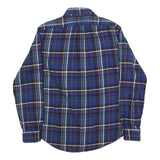 RALPH LAUREN Mens Blue Green Plaid Cotton Shirt M Button Down Casual