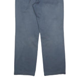 CARHARTT Mens Cotton Blend Blue Regular Straight Trousers W32 L32 Classic