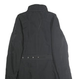WELLENSTEYN Womens Black Jacket M Polyester Blend Zip Classic Outerwear