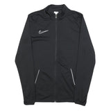 NIKE Mens Black Slim Jacket M Polyester Blend Zip Sportswear Top