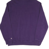 CHAMPION Womens Purple Hoodie L Cotton Blend Pullover Casual Hooded Sweatshirt