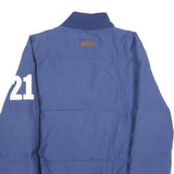 MCGREGOR Mens Blue Down Puffer Jacket L Zip Winter Team U.S.A Mount Slalom
